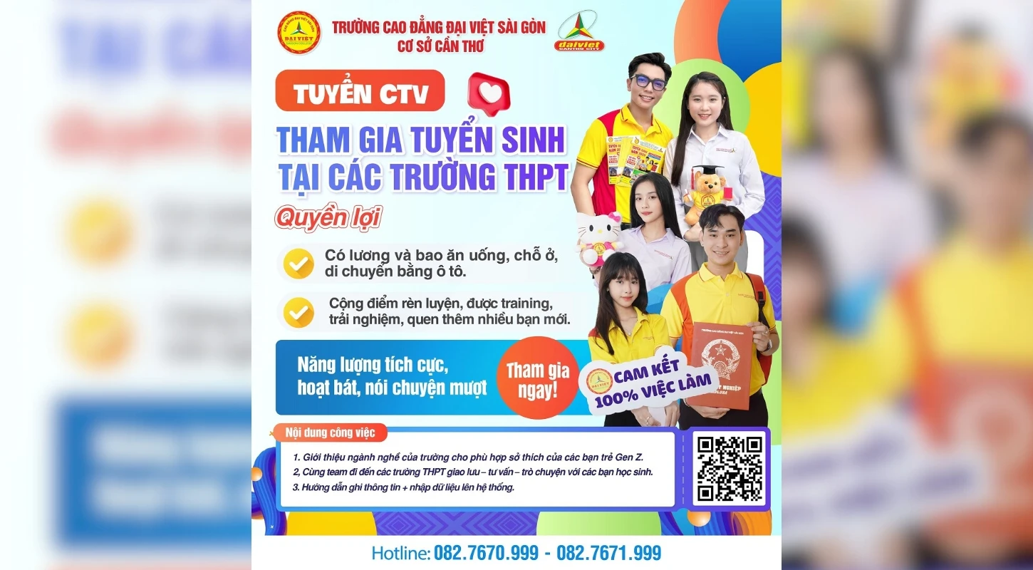 WORK HARD – TRAVEL HARDER! JOIN TEAM TUYỂN SINH NGAY!