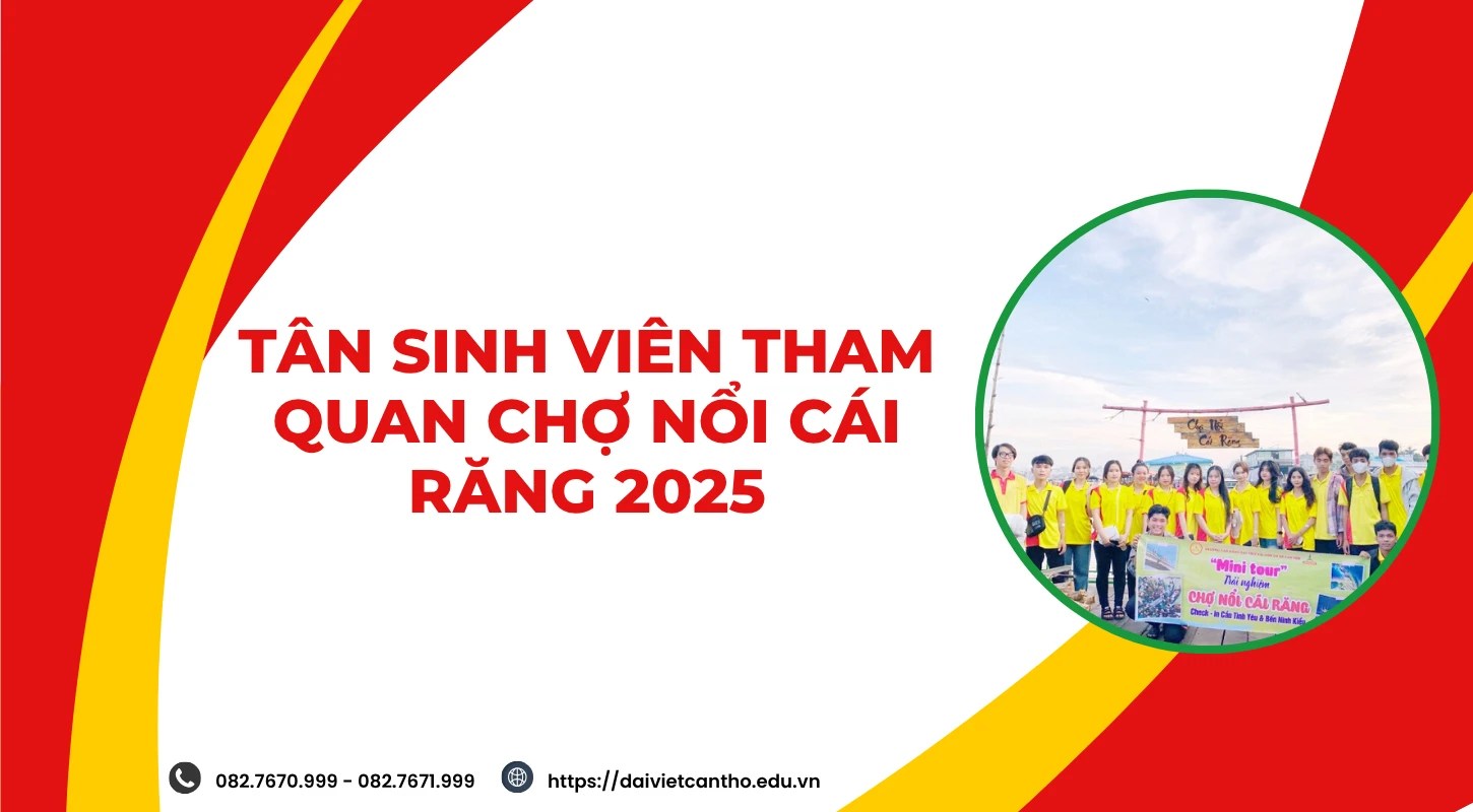 Tân sinh viên tham quan chợ nổi Cái Răng 2025
